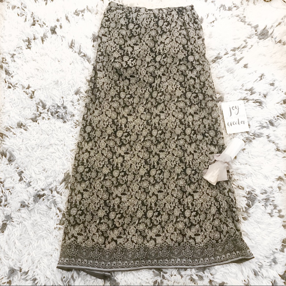 Billabong Printed Maxi Skirt